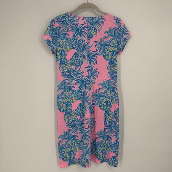Lilly Pulitzer Dress small S pink resortwear beach preppy colorful summer modest - Picture 7 of 7